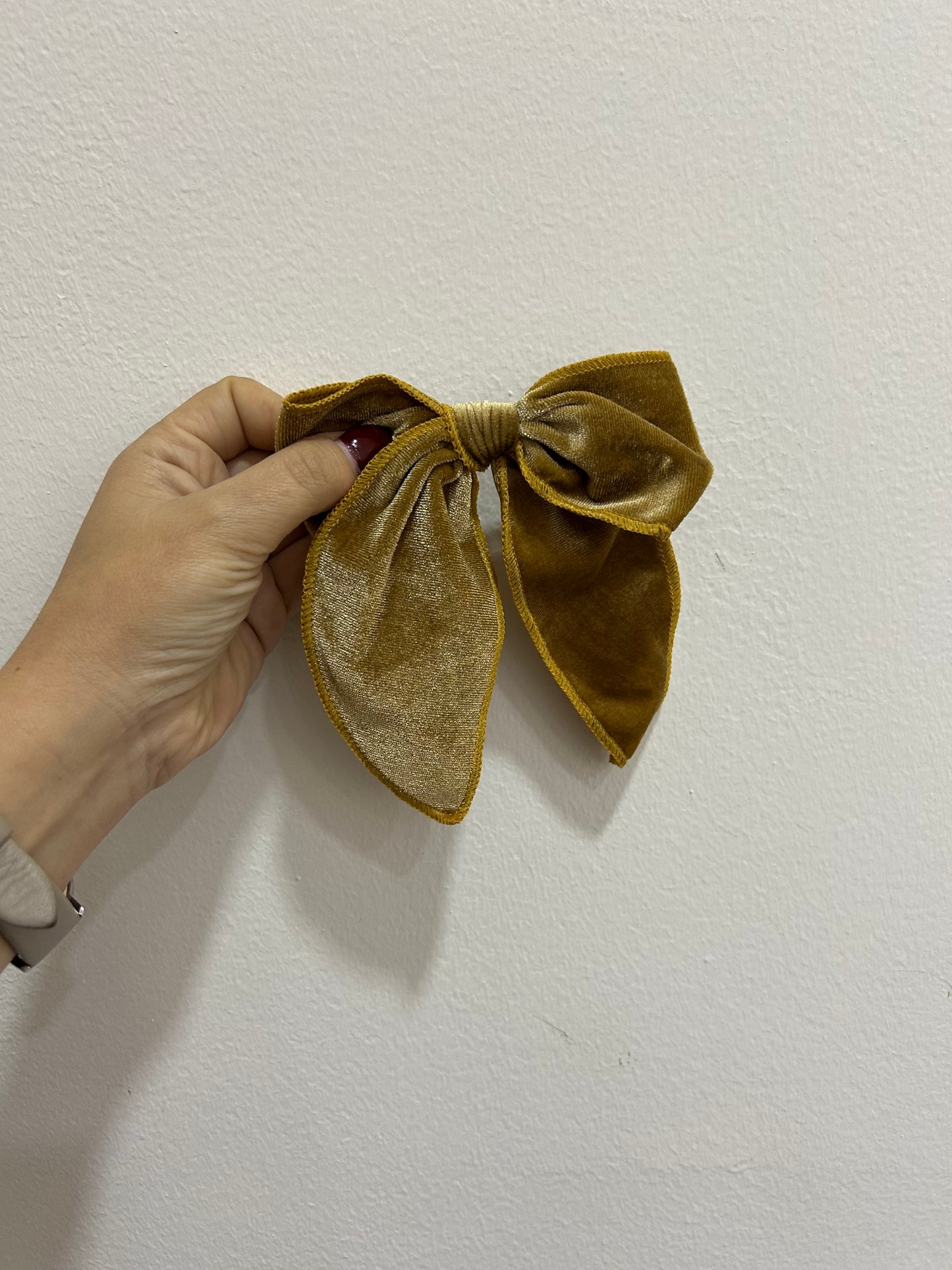 Moño terciopelo grande