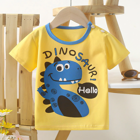 Playera Dinosaurio amarillo