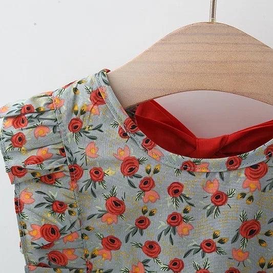 Vestido lazo rojo