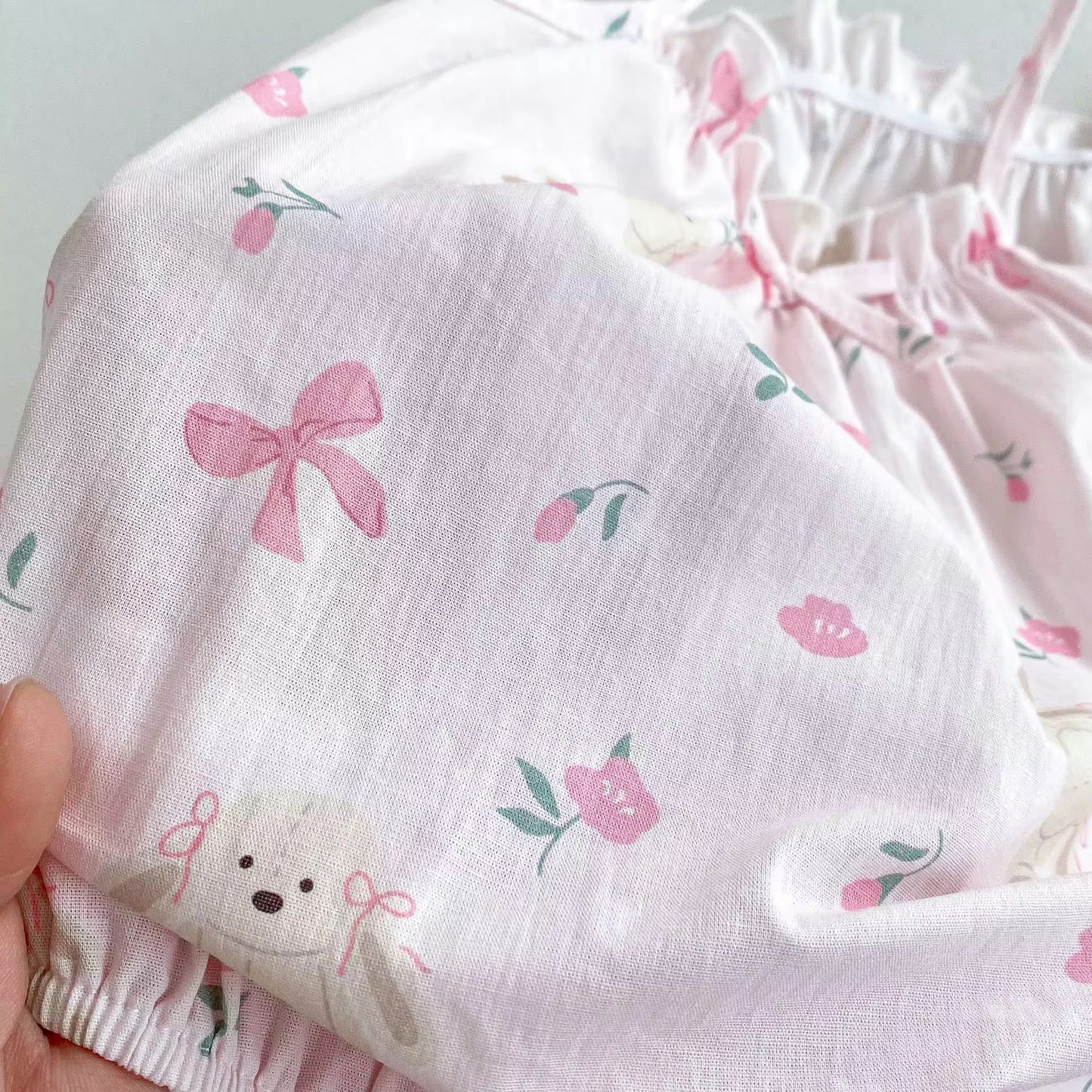 Conjunto Pañalero Conejita Rosa