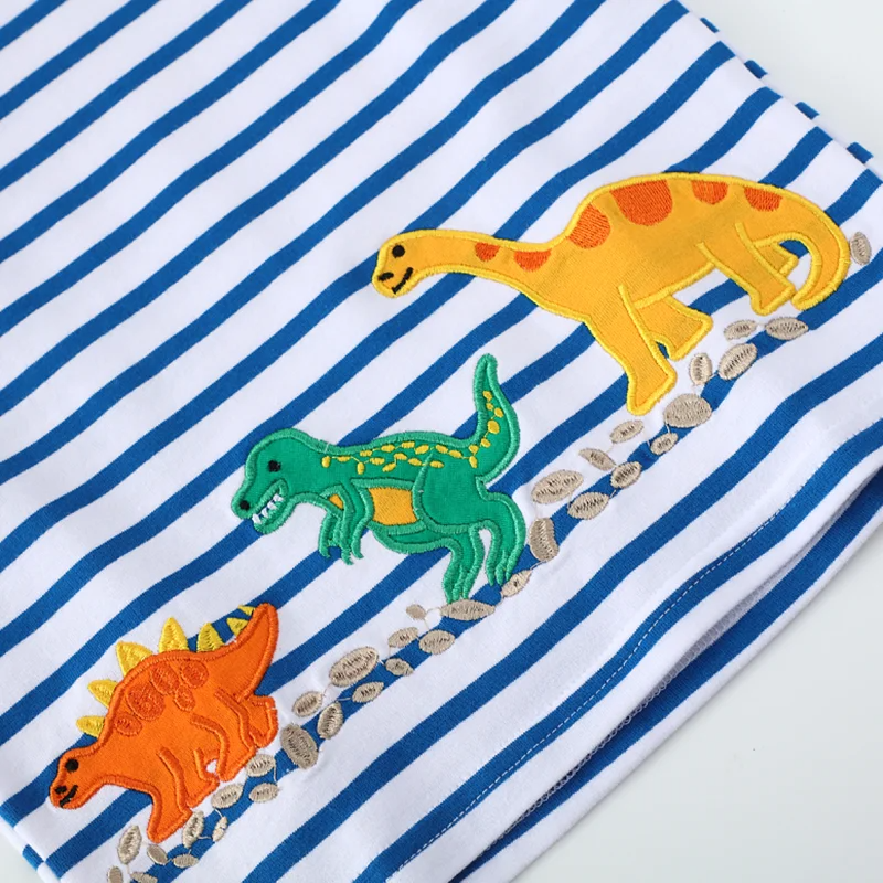 Playera Rayas dino