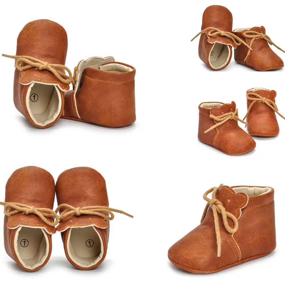 Zapato café bebé