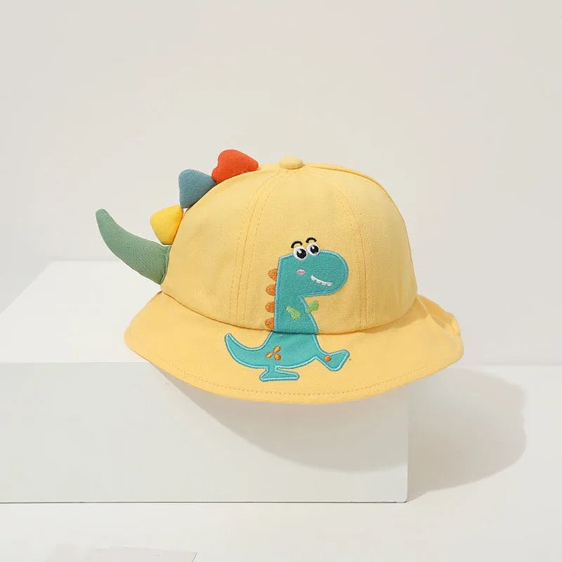 Gorra dino amarilla