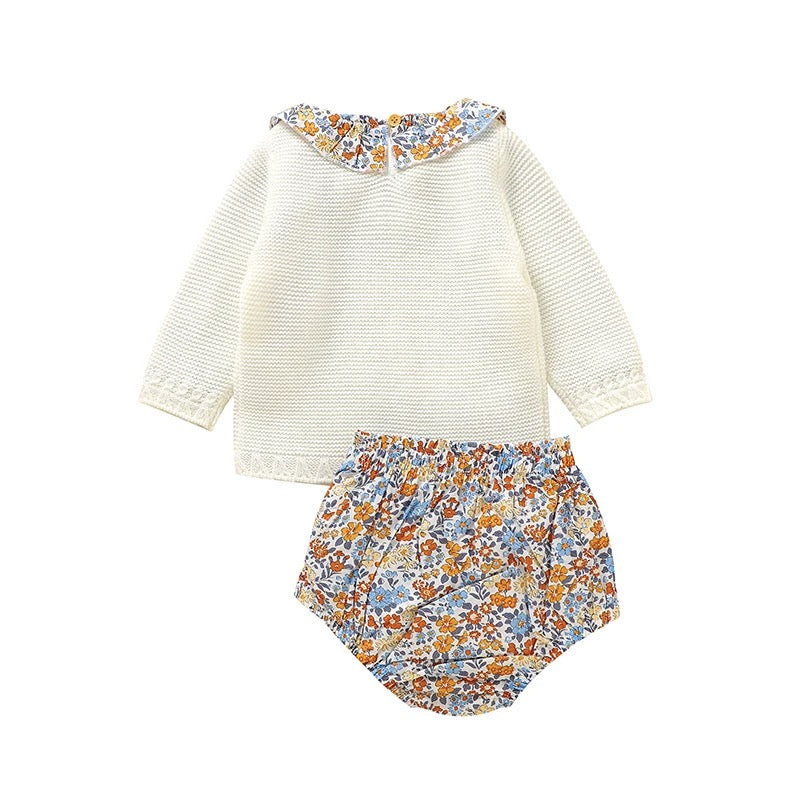 Conjunto blanco manga larga