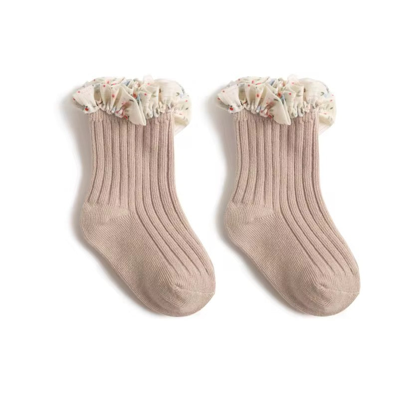 Calcetas de encaje corta