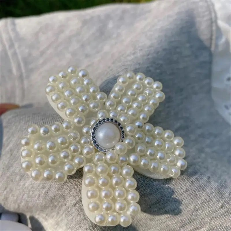 Conjunto gris flor