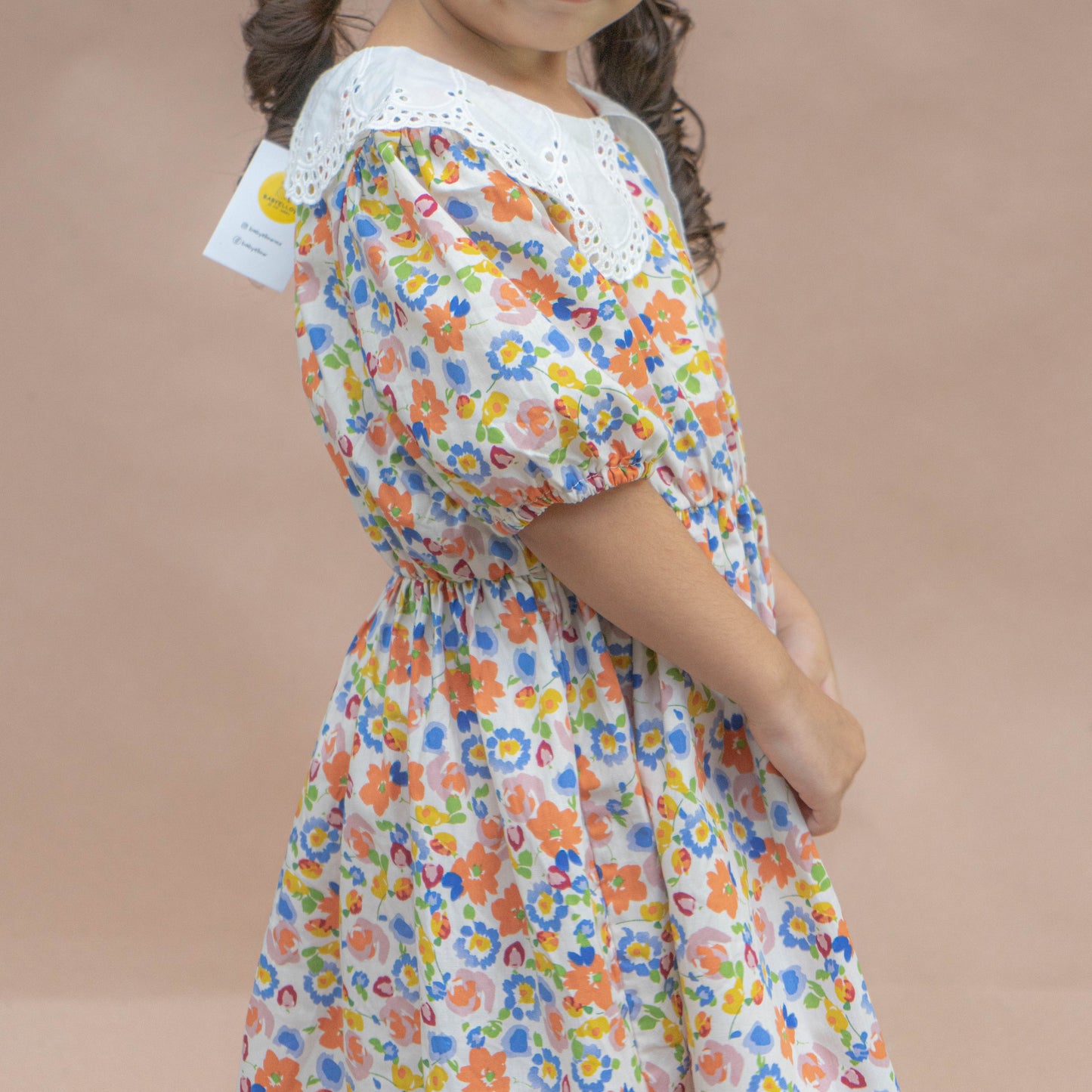 Vestido solapa floreado