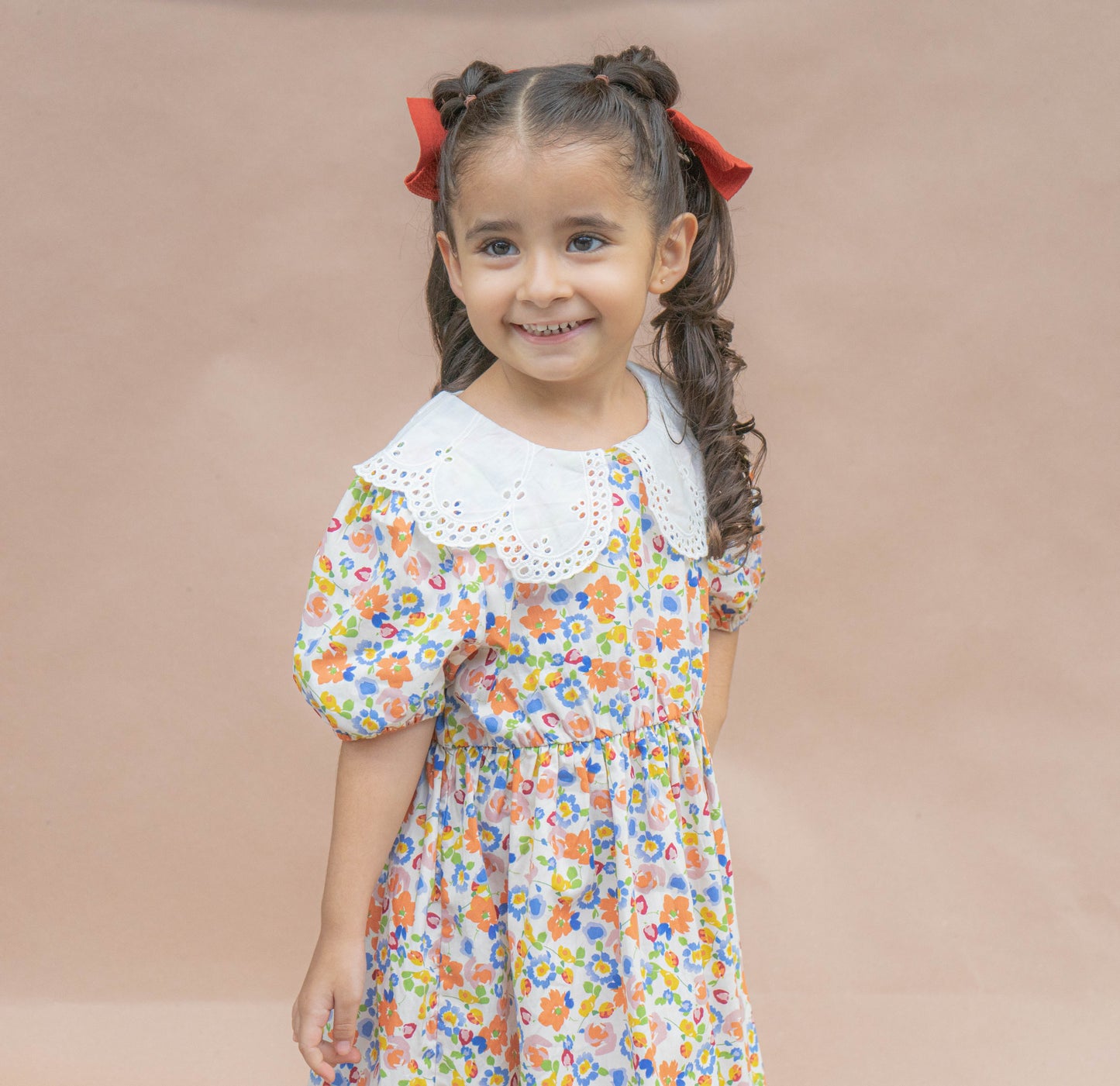 Vestido solapa floreado