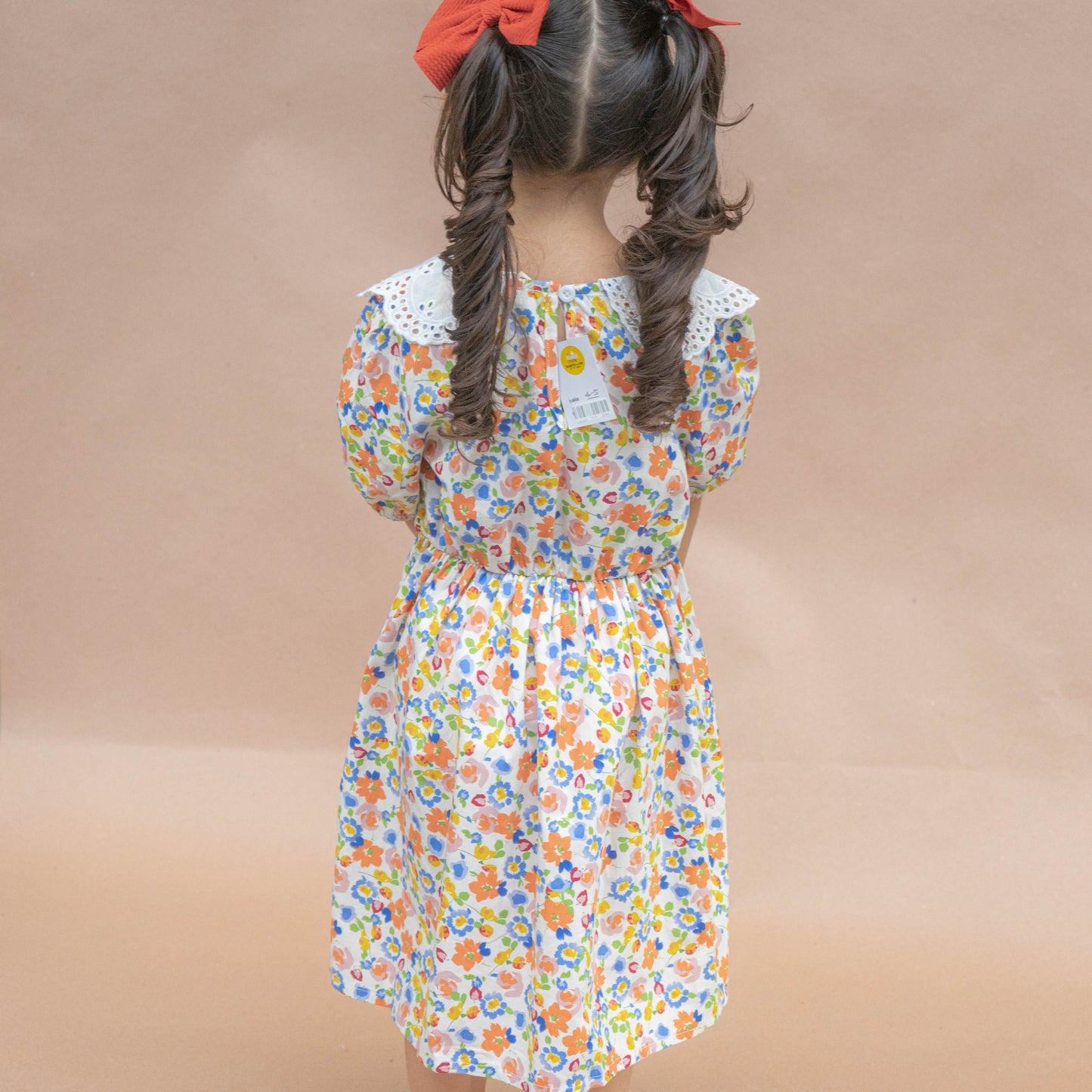 Vestido solapa floreado