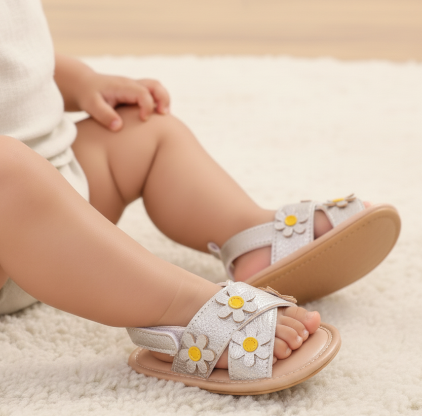 Sandalias florecitas