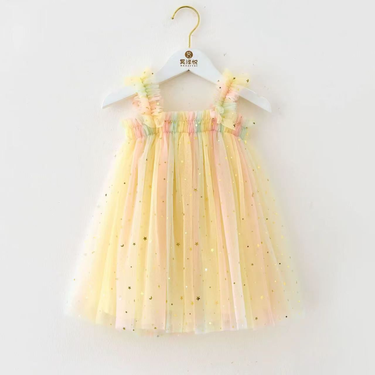 Vestido Estrella de Algodón y Tul