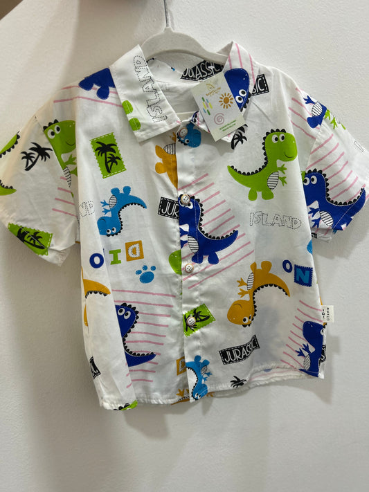 Camisa de dinosaurios colores
