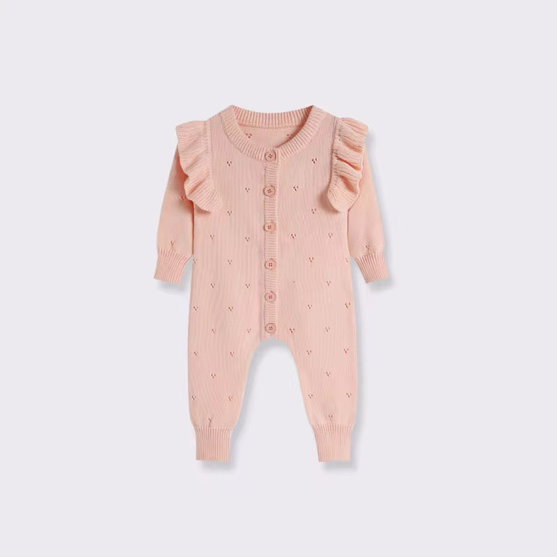 Pañalero rosa de punto