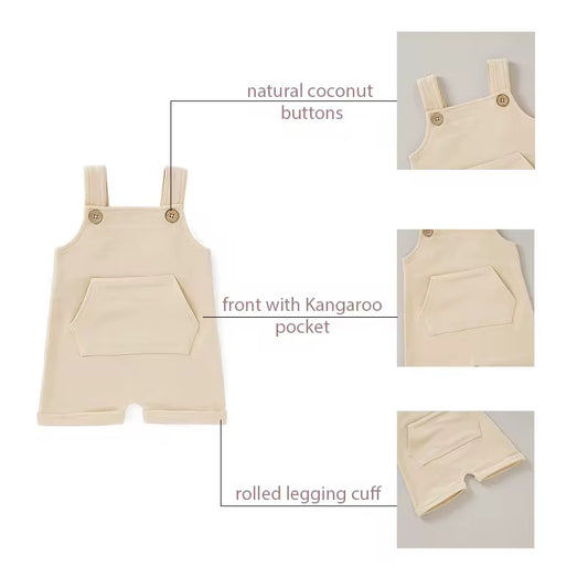 Overol beige bebé
