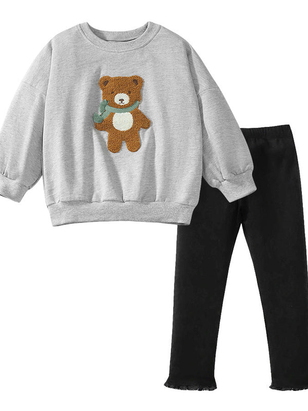 Conjunto osito bufanda