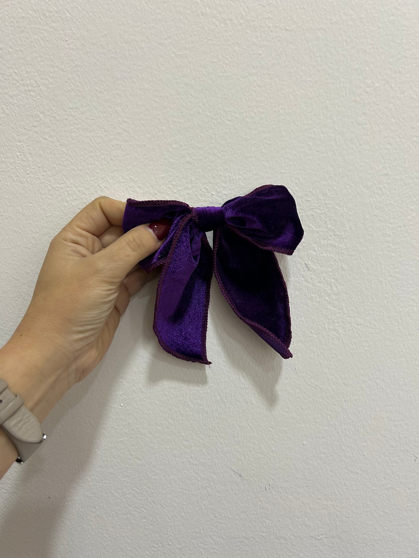 Moño terciopelo grande