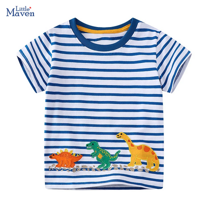 Playera Rayas dino