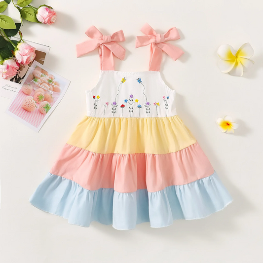 Vestido pastel Florecitas