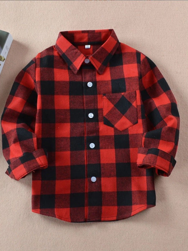 Camisa cuadros rojos