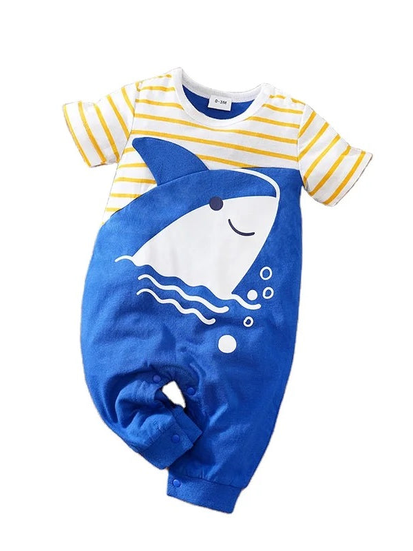 Pañalero tiburón azul