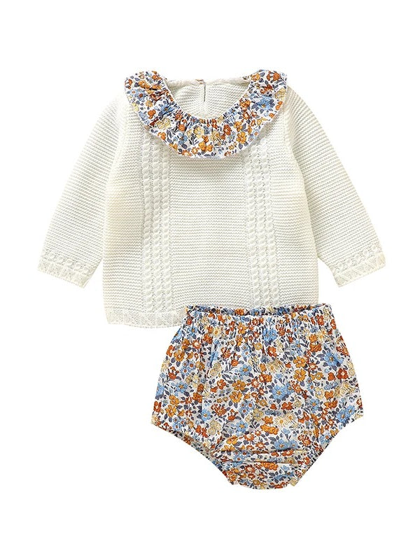 Conjunto blanco manga larga
