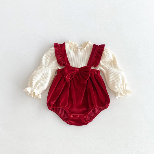 Pañalero rojo terciopelo