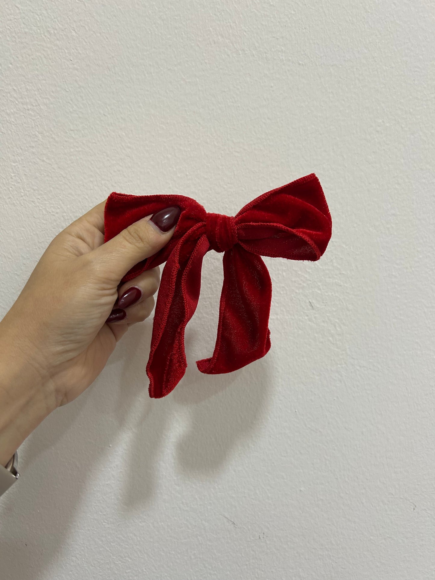 Moño terciopelo grande