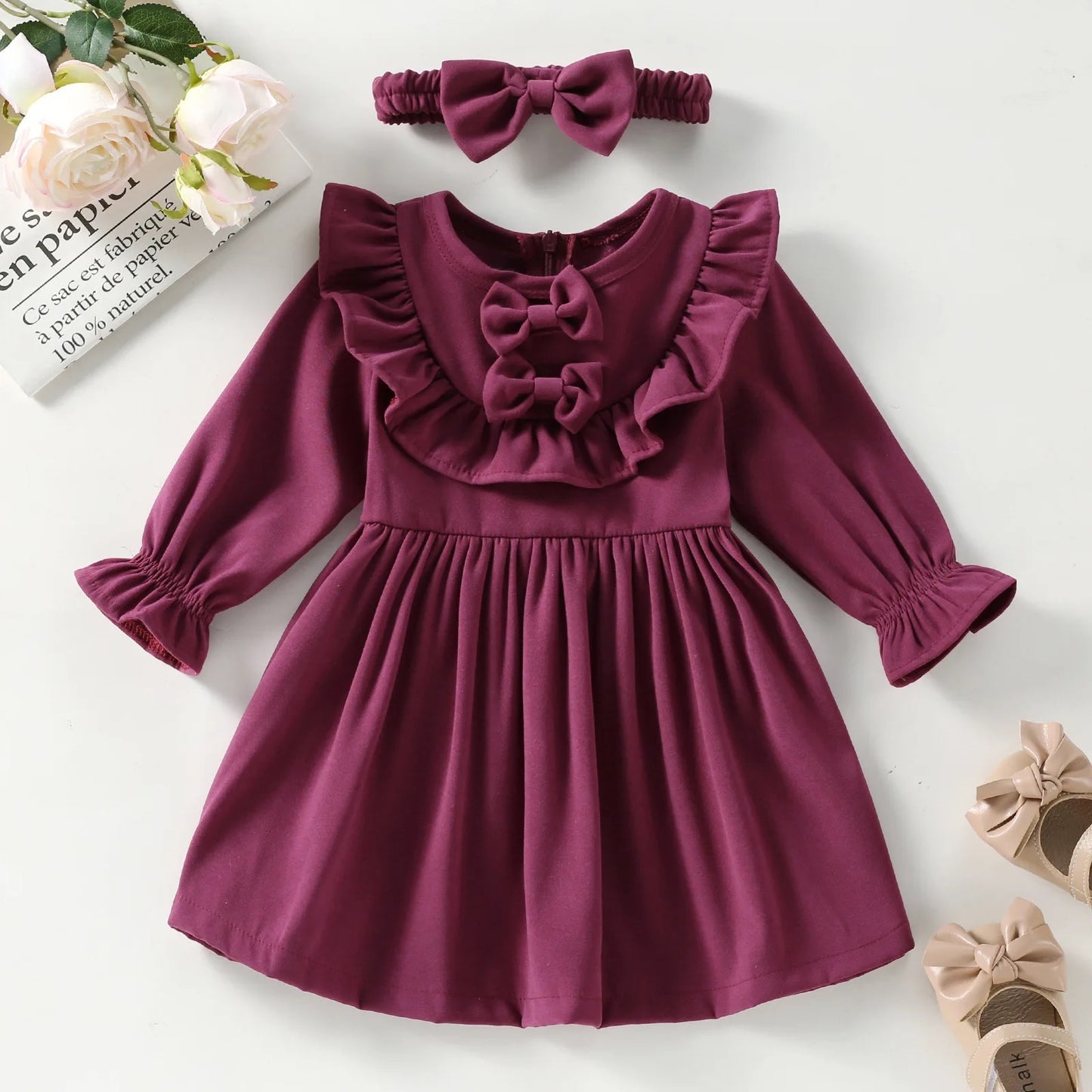 Vestido magenta