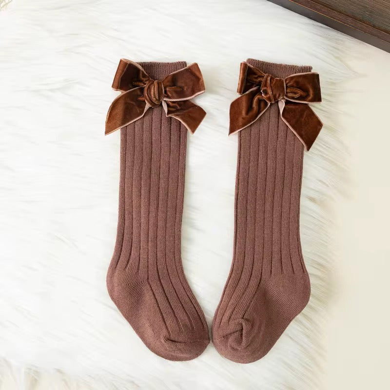 Calcetas con moño