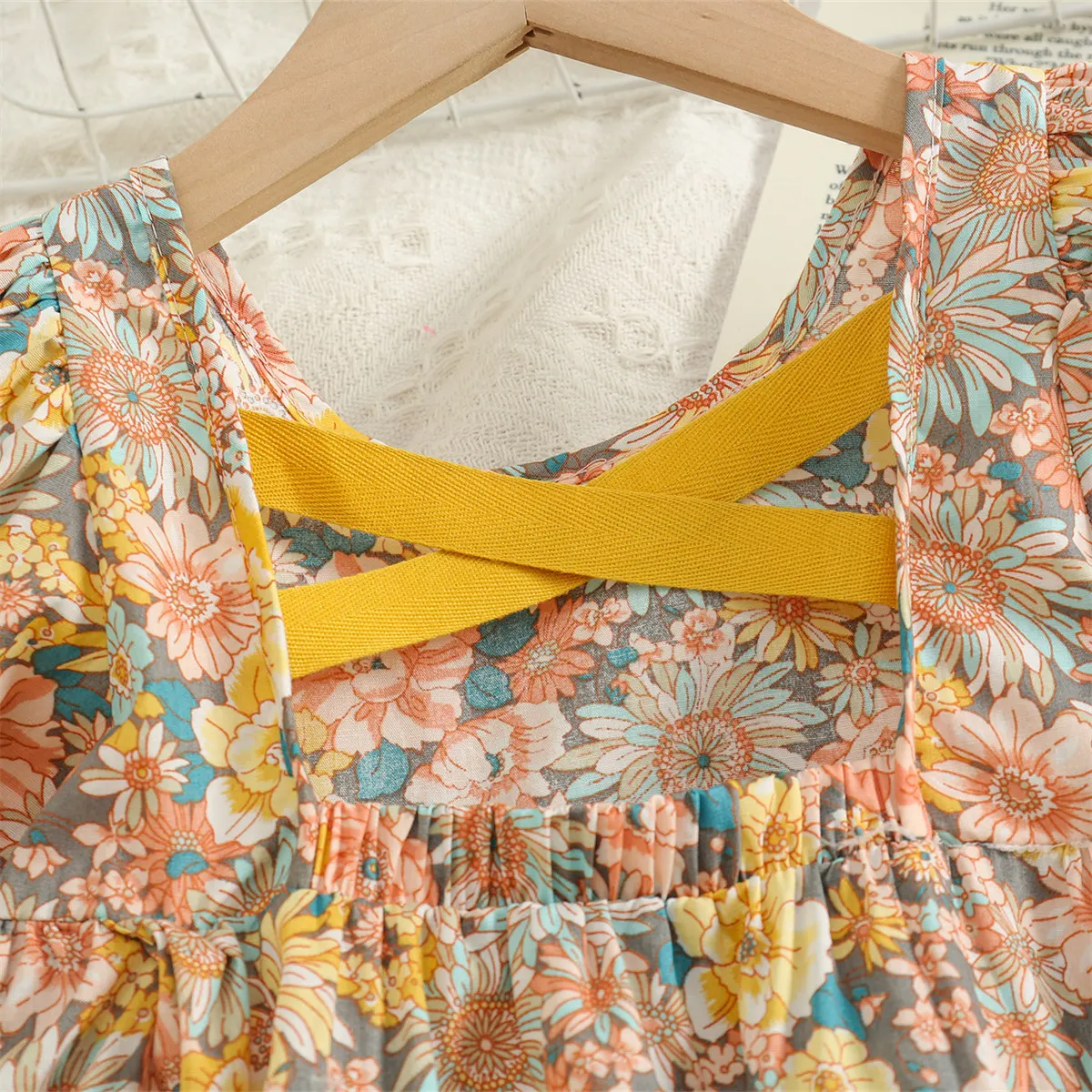Vestido flores amarillas