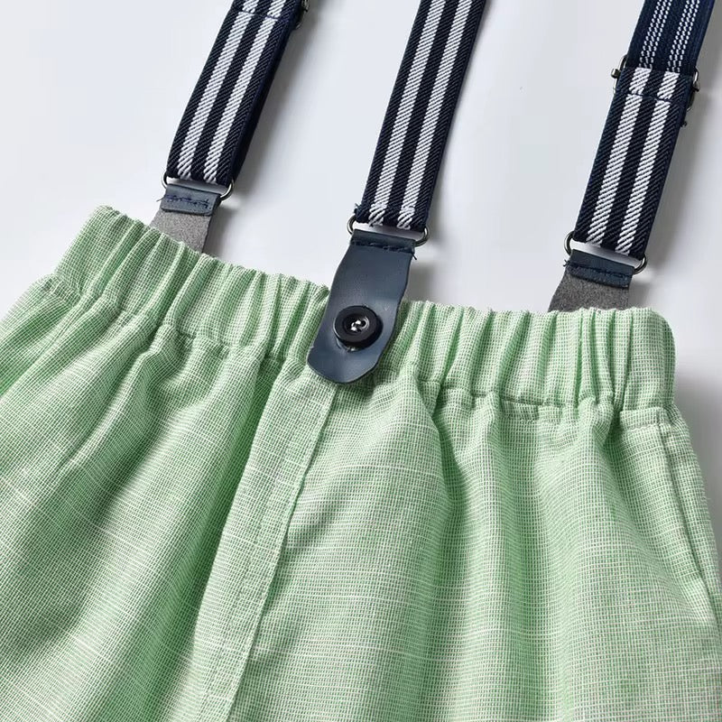 Conjunto de tirantes verde
