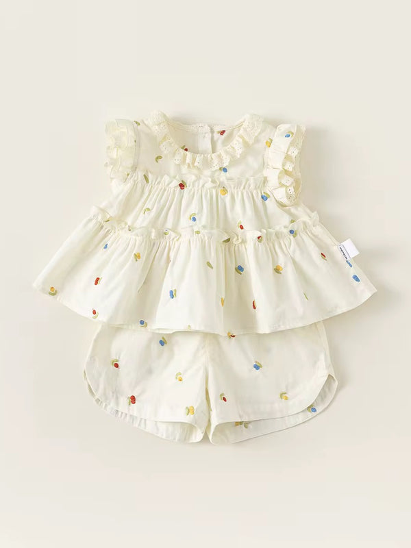 Conjunto florecitas