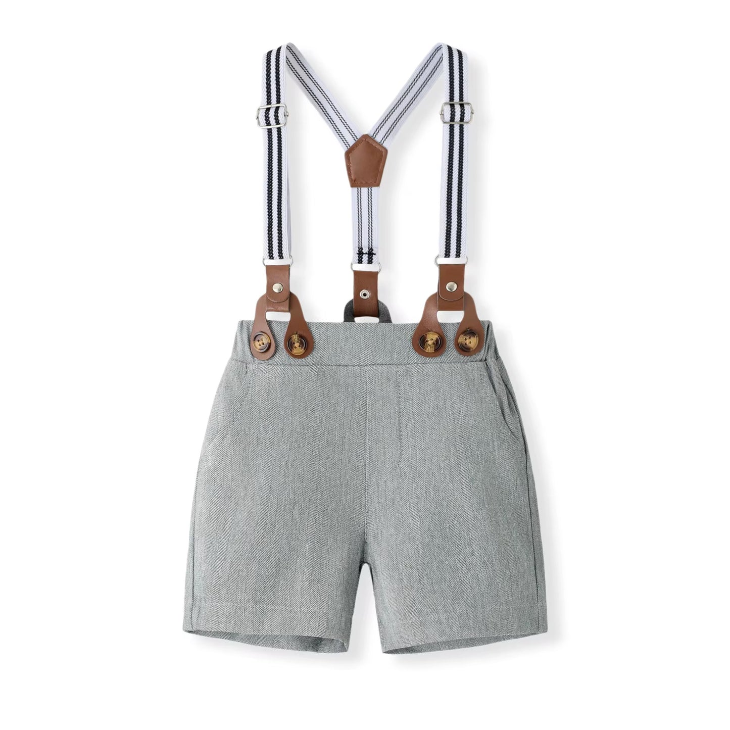 Conjunto de tirantes gris