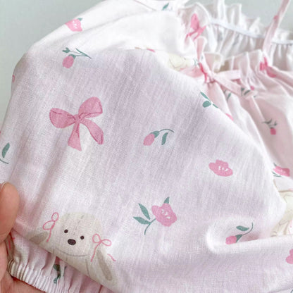 Conjunto Pañalero Conejita Rosa