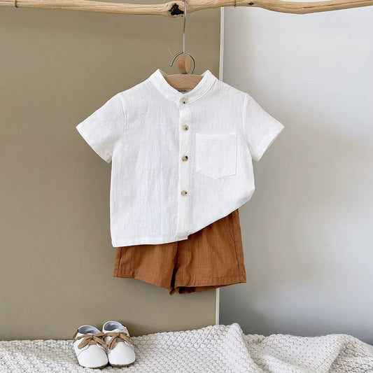 Conjunto camisa blanca shrt