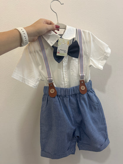 Conjunto tirantes azul