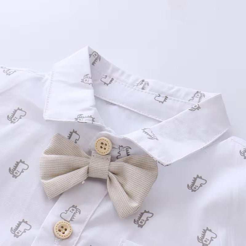Conjunto de tirantes beige