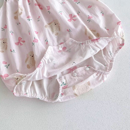 Conjunto Pañalero Conejita Rosa