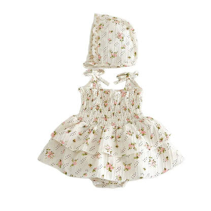 Pañalero gorrito flores