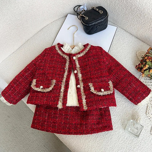 Set rojo elegante