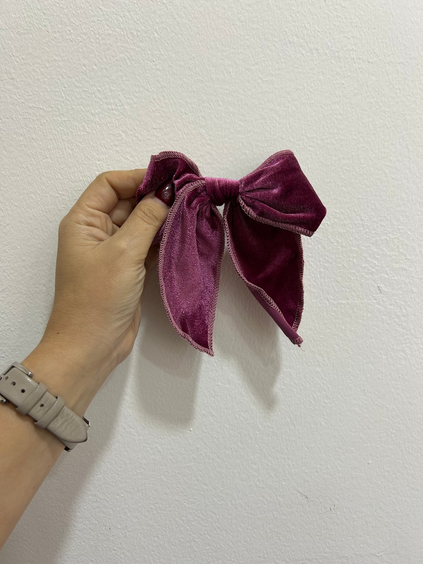 Moño terciopelo grande