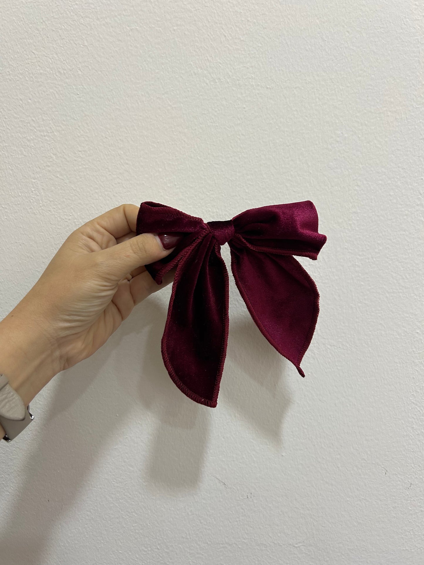 Moño terciopelo grande