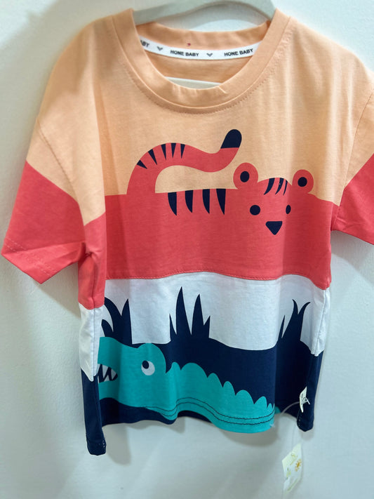 Playera animales de colores