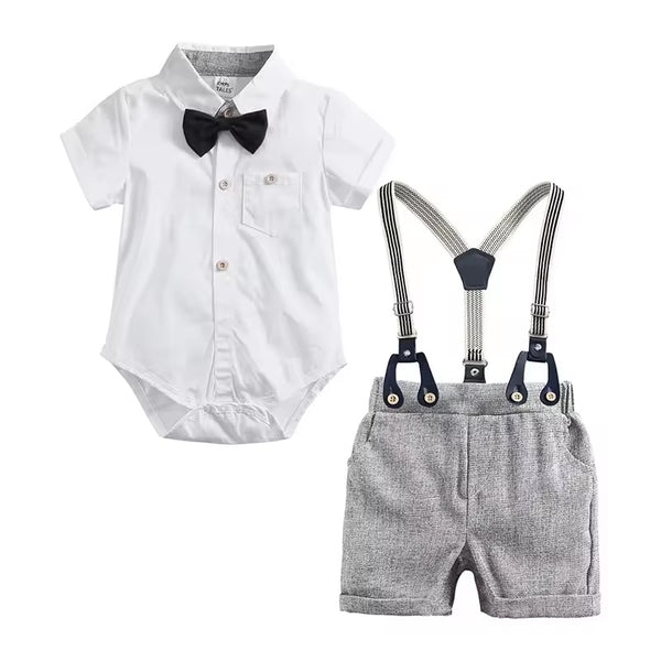 Conjunto tirantes gris