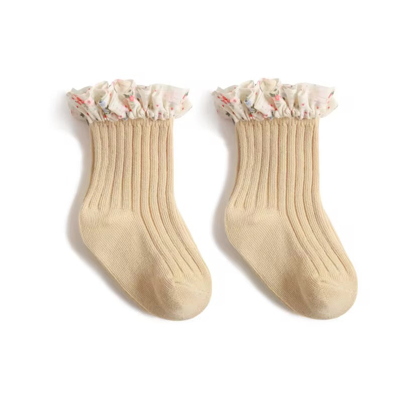 Calcetas de encaje corta