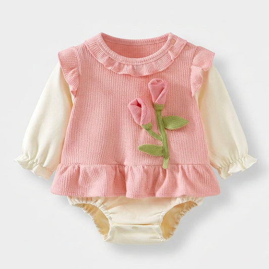 Pañalero tulipan rosa