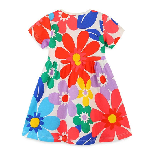 Vestido flores colores