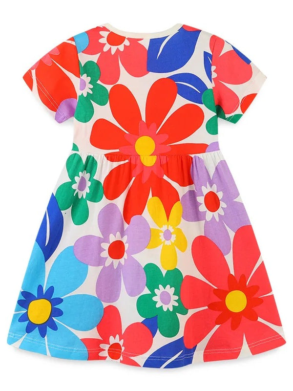 Vestido flores colores