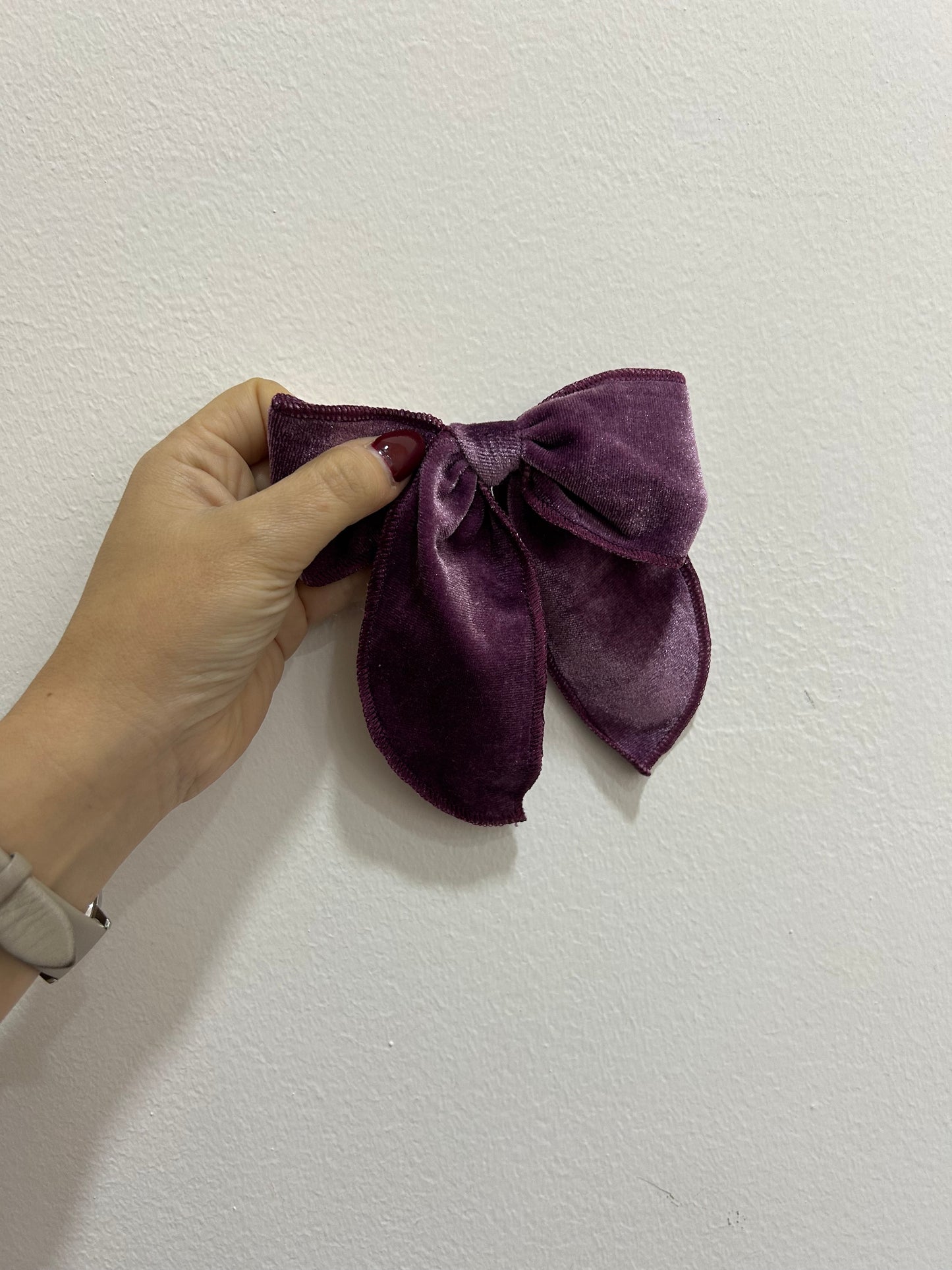 Moño terciopelo grande