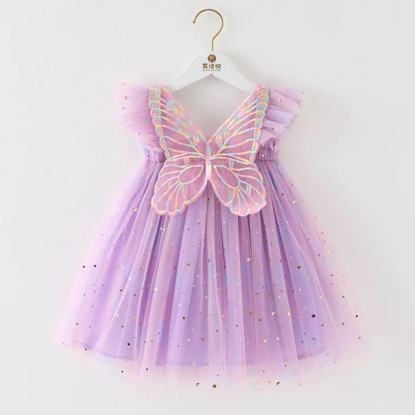 Vestido tul mariposa